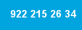 922 215 26 34